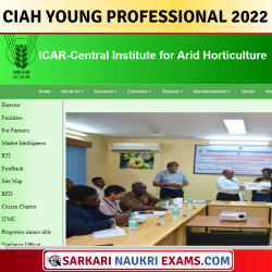 ICAR CIAH Young Professional I Application Form 2022: Walk In Interview / Last Date !!