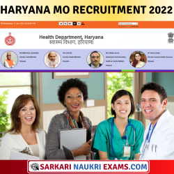  Haryana Medical Officer Recruitment 2022: Health Department Haryana 980 Vacancy Apply Online Form !!