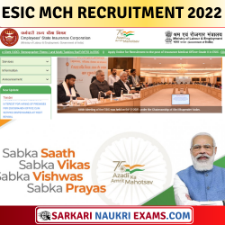 ESIC MCH Recruitment 2022 | Super Specialist / Senior Resident & Other Application Form | On Contract Basis !