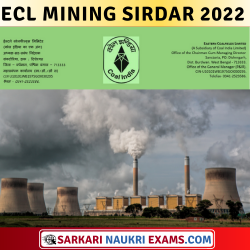 ECL Mining Sirdar Admit Card 2022 | Download Admit Card now for 313 Post !!