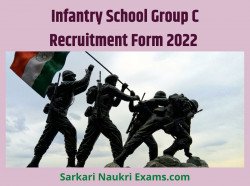  Infantry School Group C Recruitment Form 2022 | Salary | Age | Eligibility 