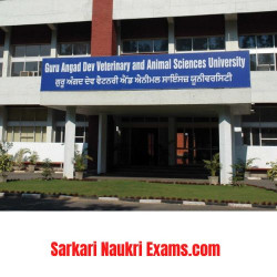 GADVASU Ludhiana Admit Card 2022 | Exam Date