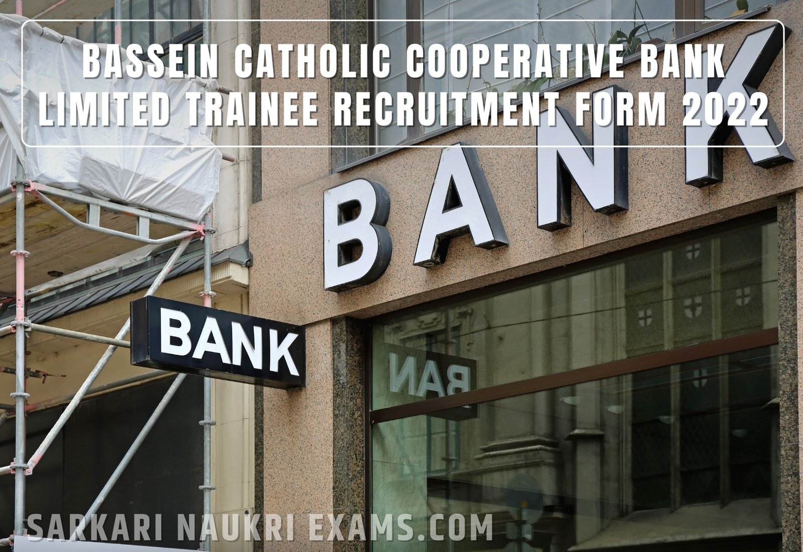 Bassein Catholic Cooperative Bank Limited Trainee Recruitment Form 2022 | Banking Job