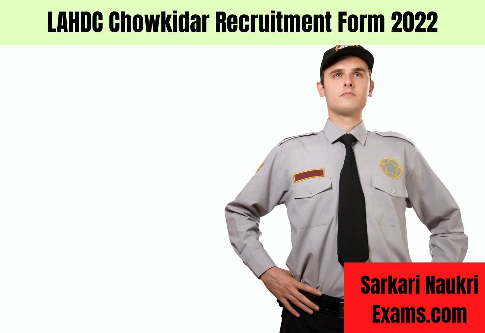 LAHDC Chowkidar Recruitment Form 2022 | 10th Pass Job
