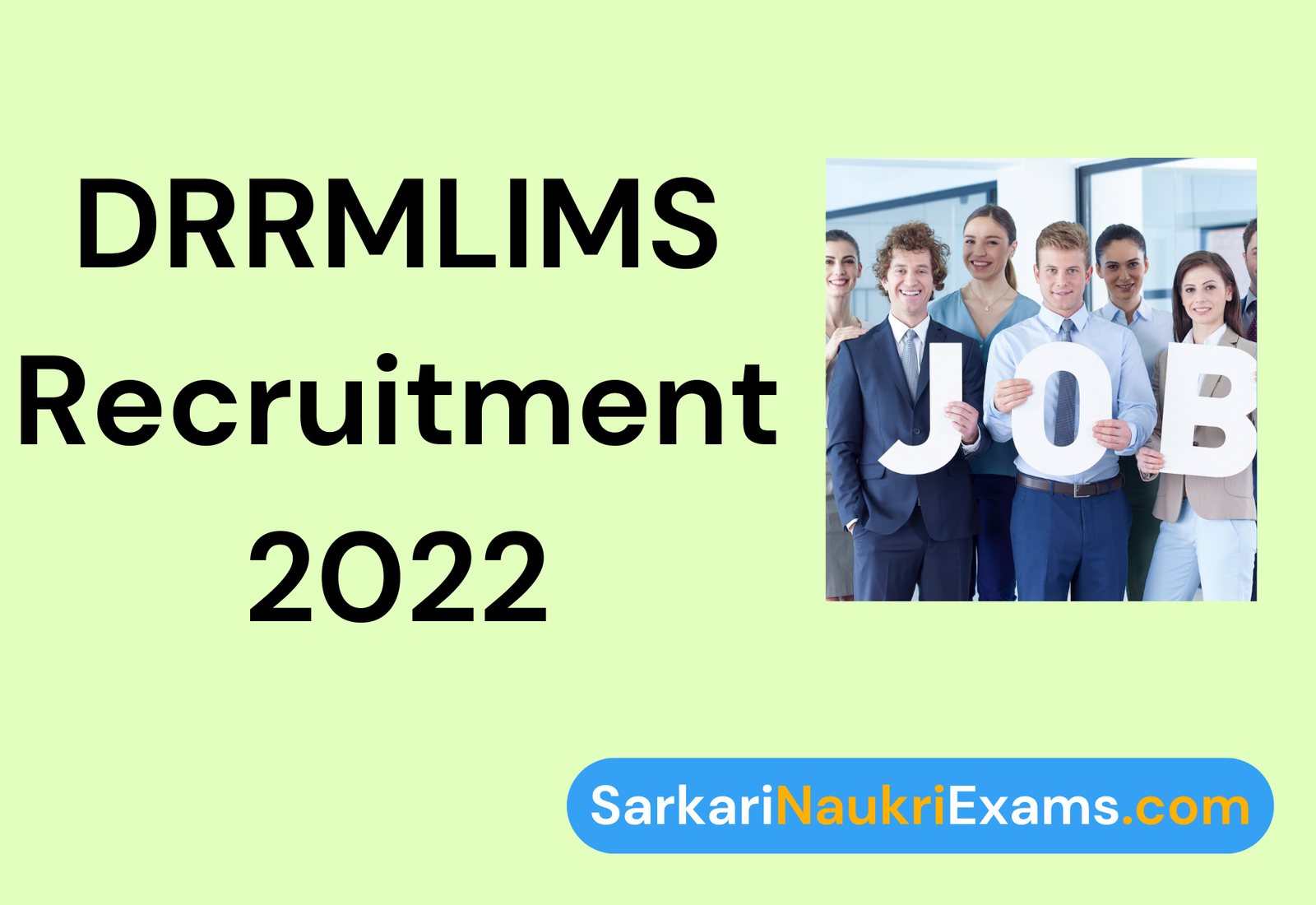 DRRMLIMS Group A, B & C Recruitment 2022 | Vacancy Online Form 