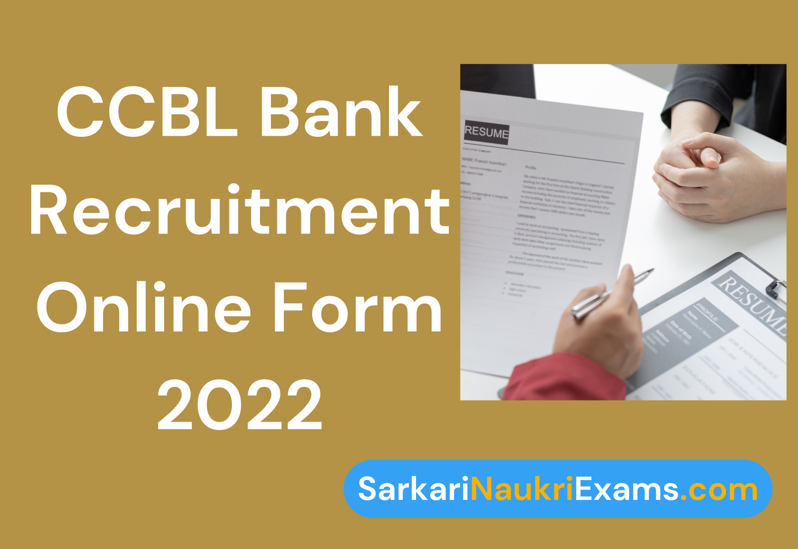 CCBL Recruitment Online Form 2022 | Citizencredit Co Operative Bank Officer & Associates Vacancy