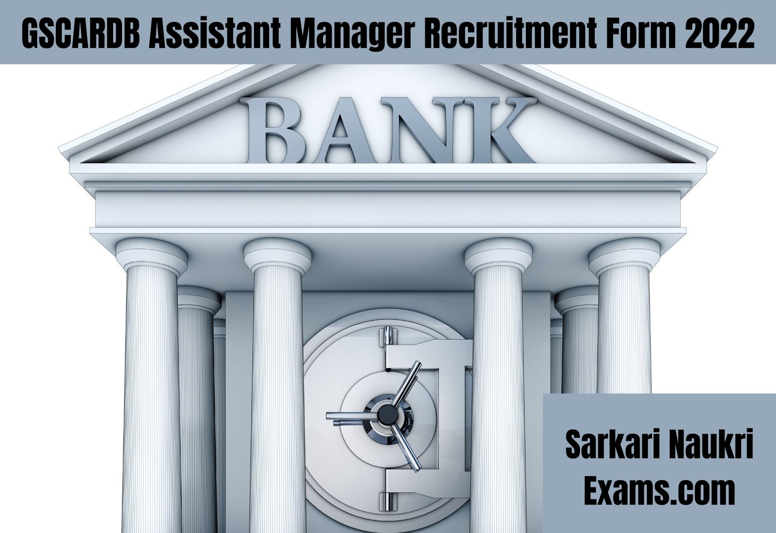 GSCARDB Assistant Manager Recruitment Form 2022 | Banking Job | Interview Based Job