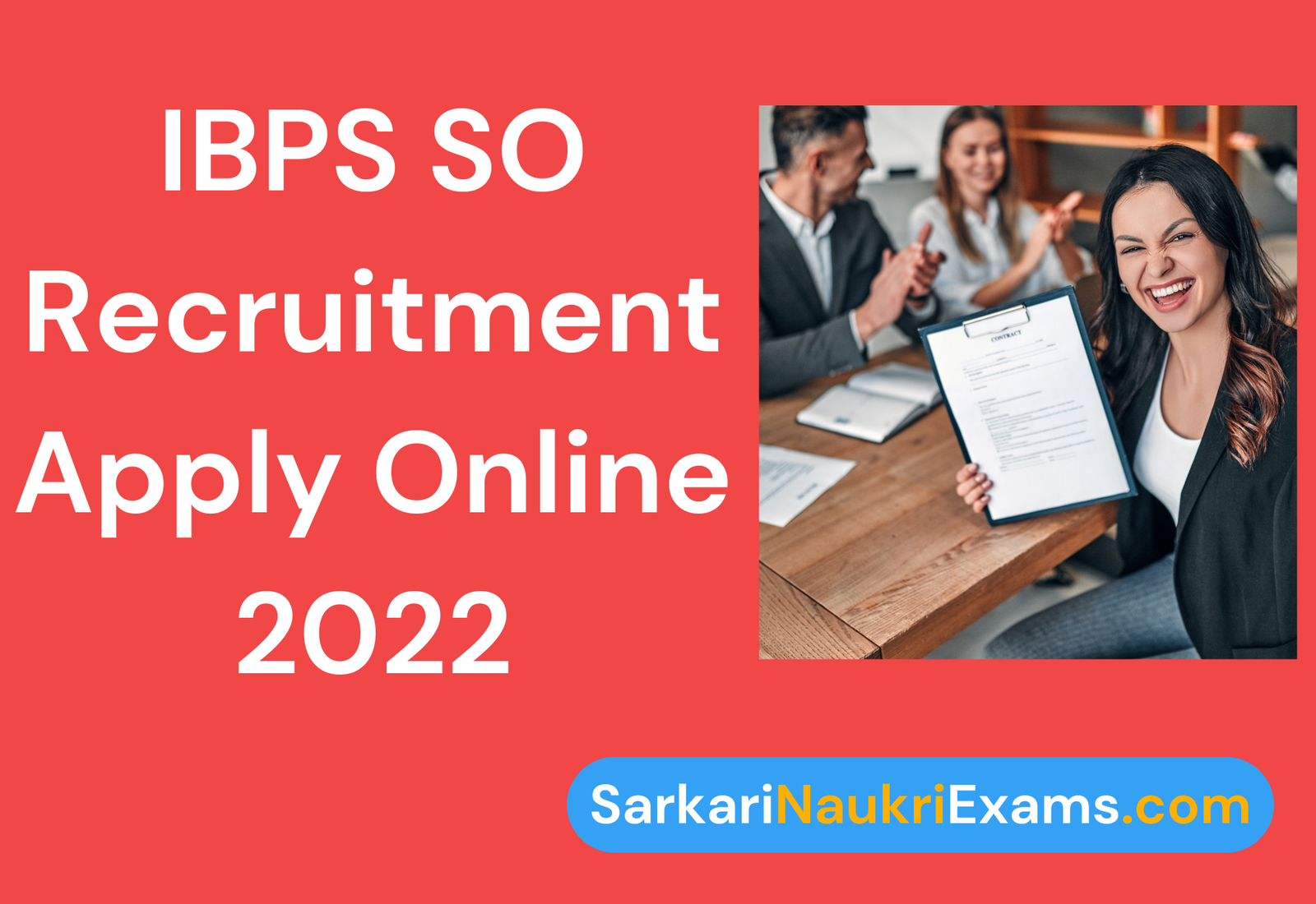 IBPS SO Recruitment Apply Online 2022 | Institute of Banking Personnel Selection Notification