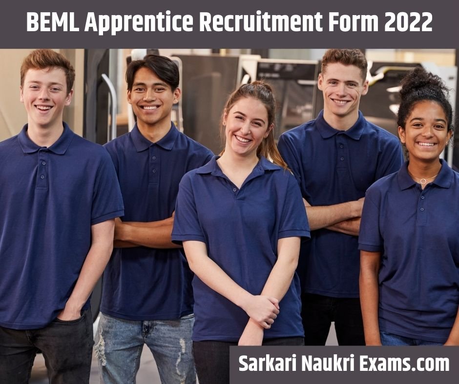 BEML Apprentice Recruitment Form 2022 | Diploma Pass Job