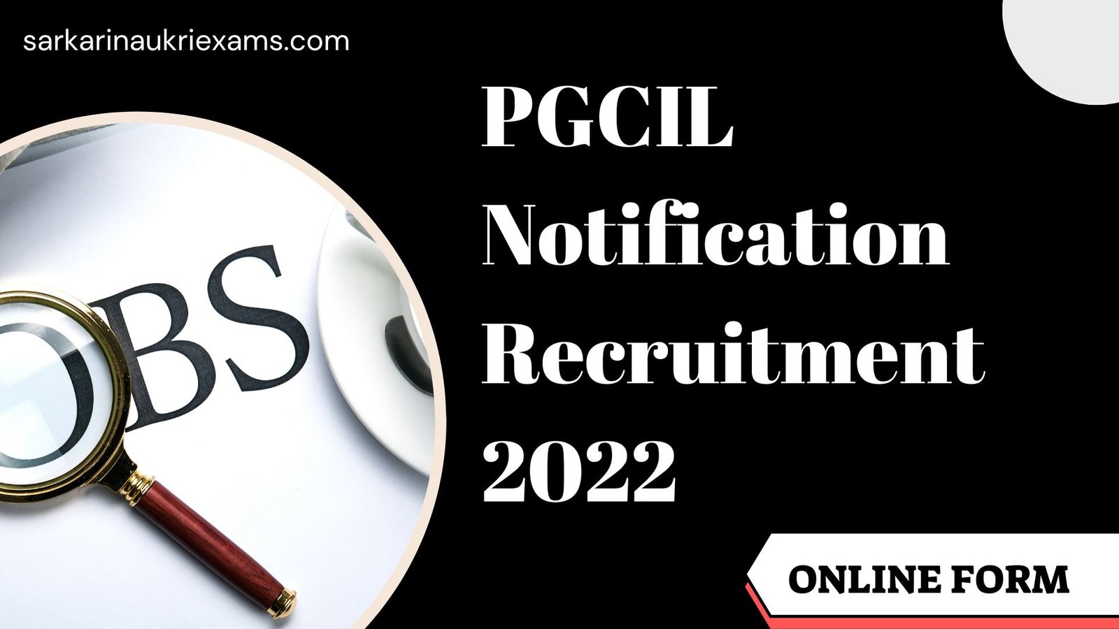 PGCIL Notification Recruitment 2022| [800 Post] Field Engineer Apply Form