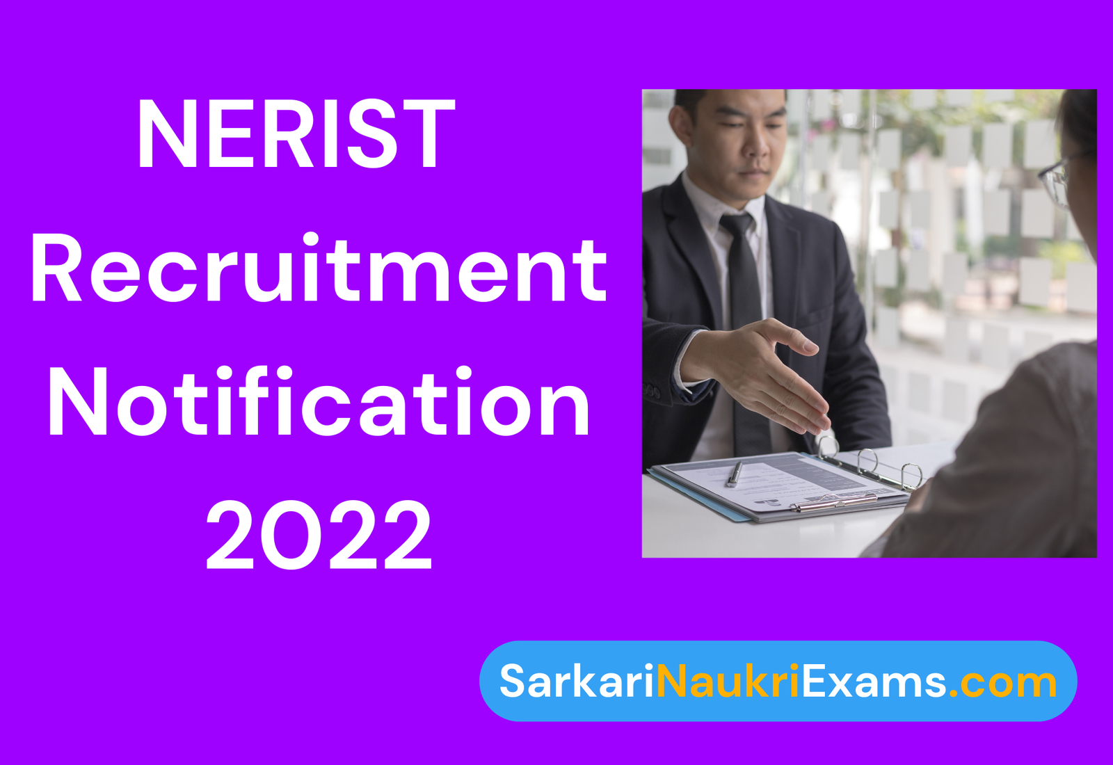 NERIST Recruitment Application Form 2022 | Latest Professor & Associate Professor Vacancy