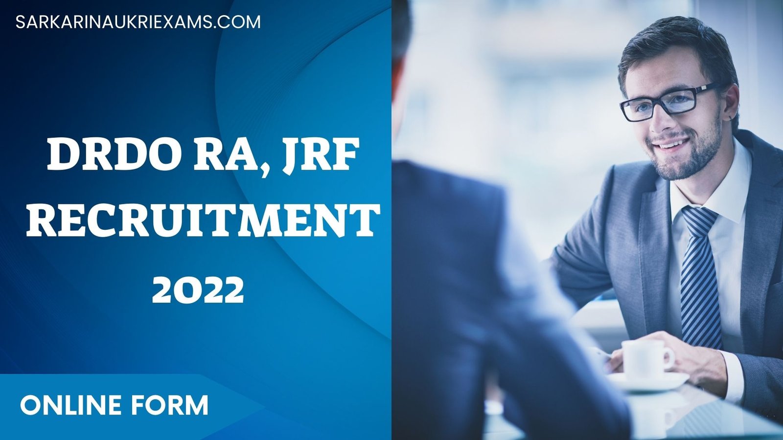 DRDO RA, JRF Recruitment 2022 | 2 Post Notification Offline Form