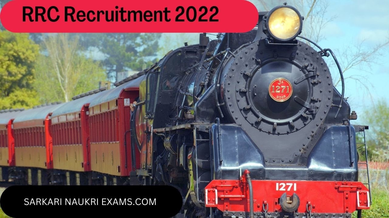 RRC Recruitment 2022 |RRC/WR/04/2022 (Cultural Quota) Online Form