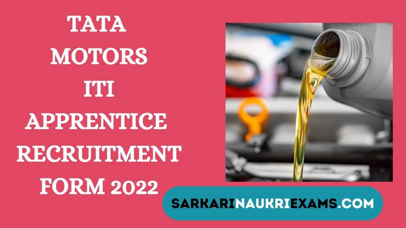 Tata Motors ITI Apprentice Recruitment Form 2022 Latest Vacancy 