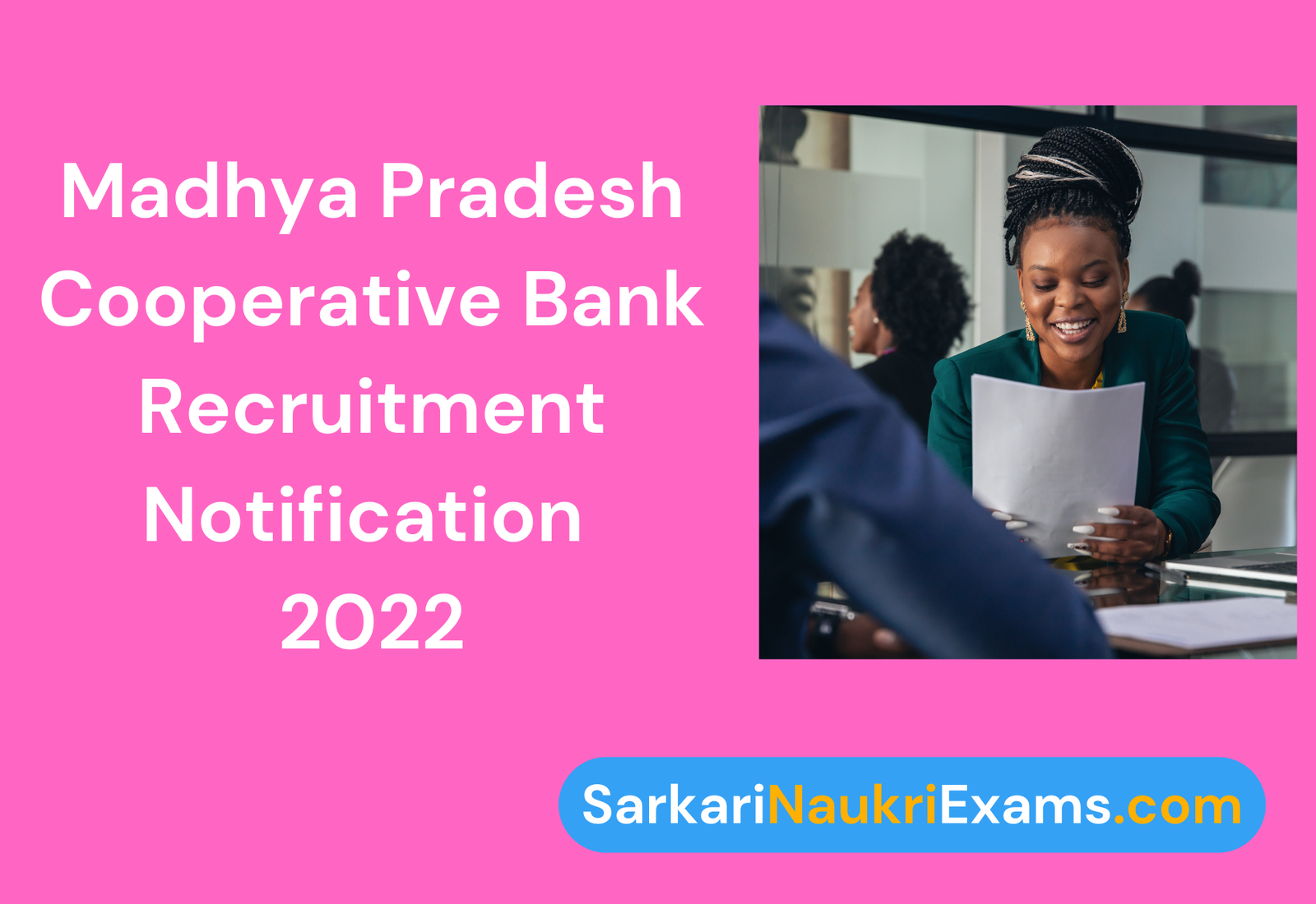 MP Cooperative Bank Recruitment Form 2022 | 2254 Vacancy Notification