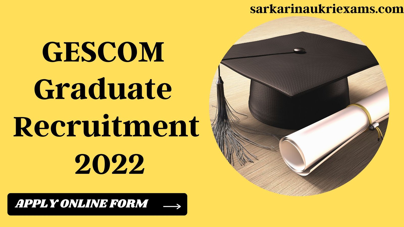 GESCOM Graduate Recruitment 2022 | 135 Post Vacancy Apply Online