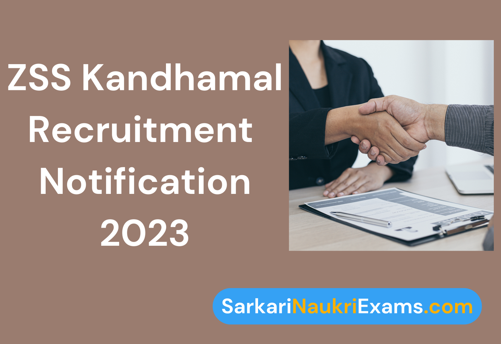 ZSS Kandhamal Recruitment Notification 2023 | 80 Posts Online Form