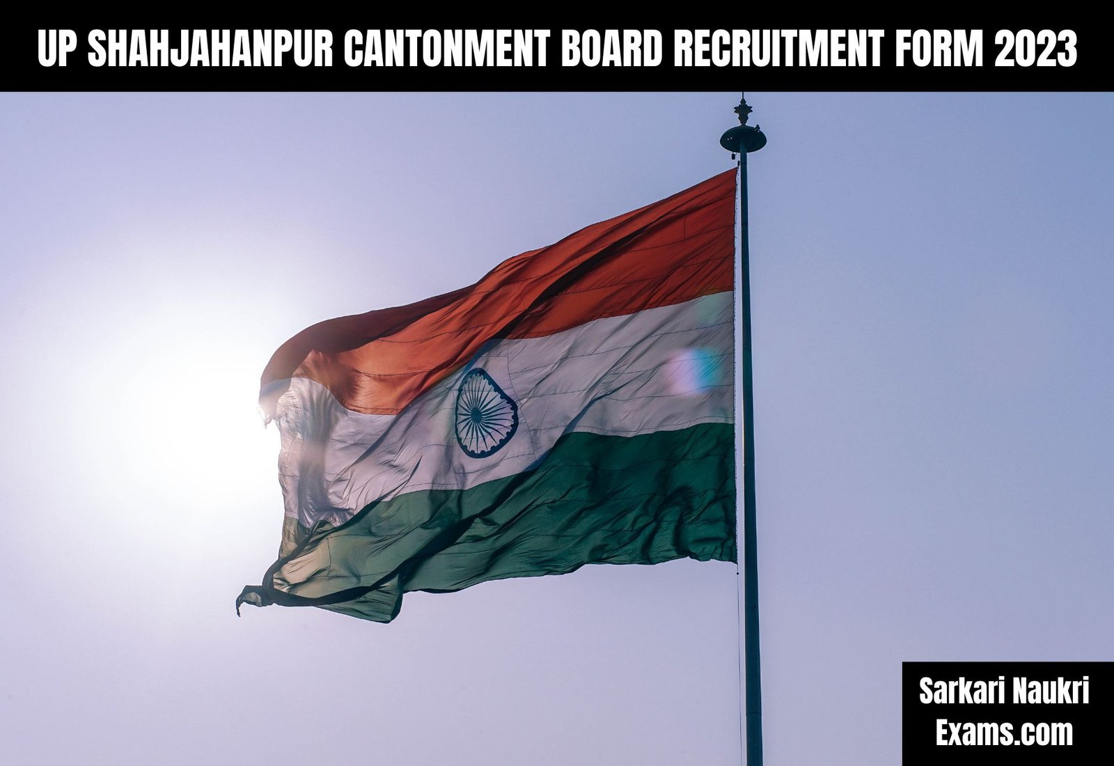 UP Shahjahanpur Cantonment Board Recruitment Form 2023 | Assistant Teacher, Junior Assistant, RMO