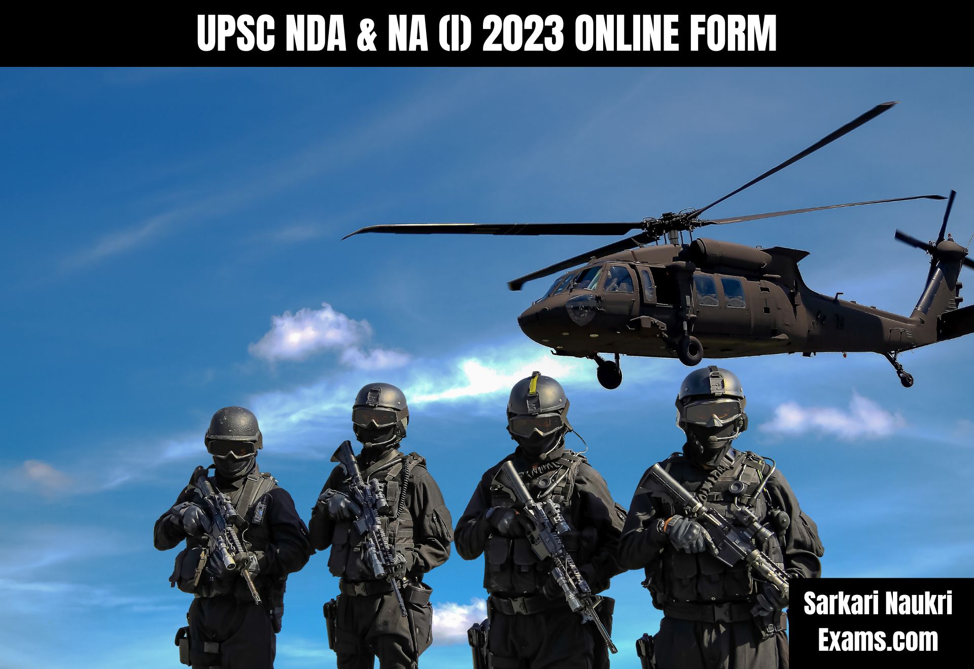 UPSC NDA & NA (I) 2023 Online Form