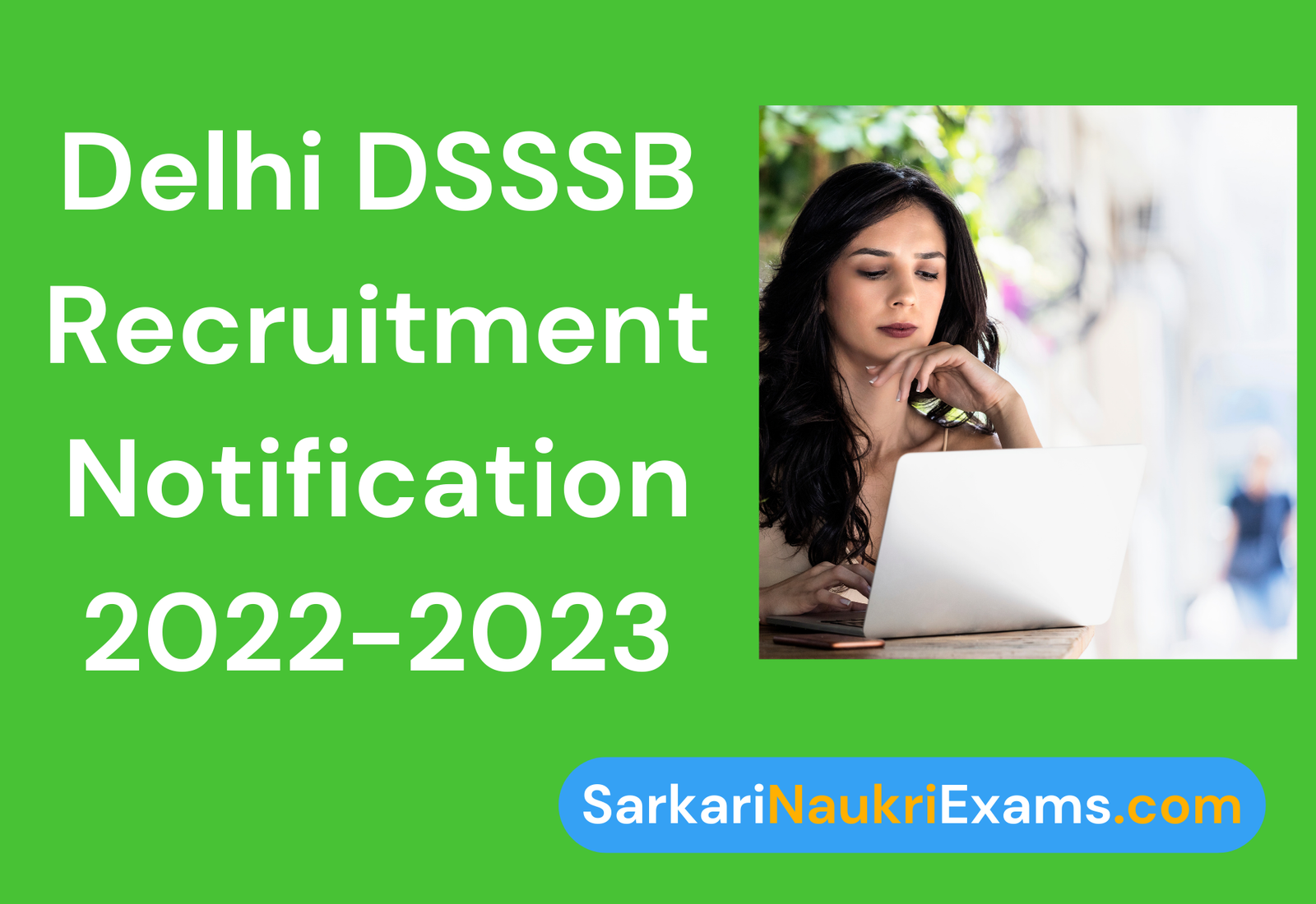Delhi DSSSB PGT Economics Teacher Recruitment Form 2022 - 2023