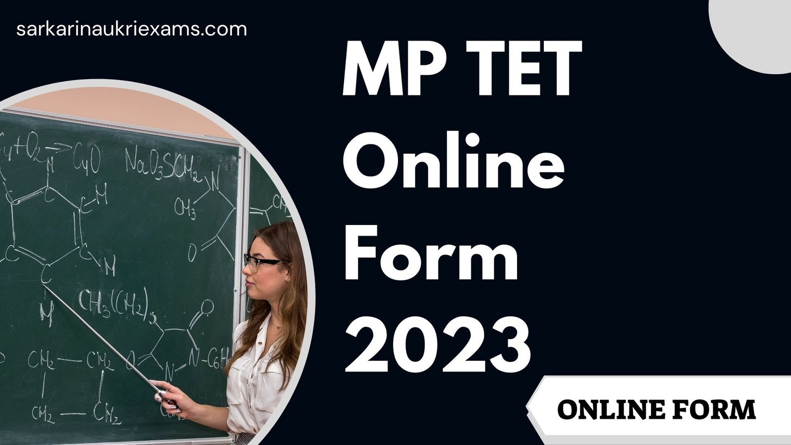 MP TET Online Form 2023 | MPESB Teacher Recruitment 