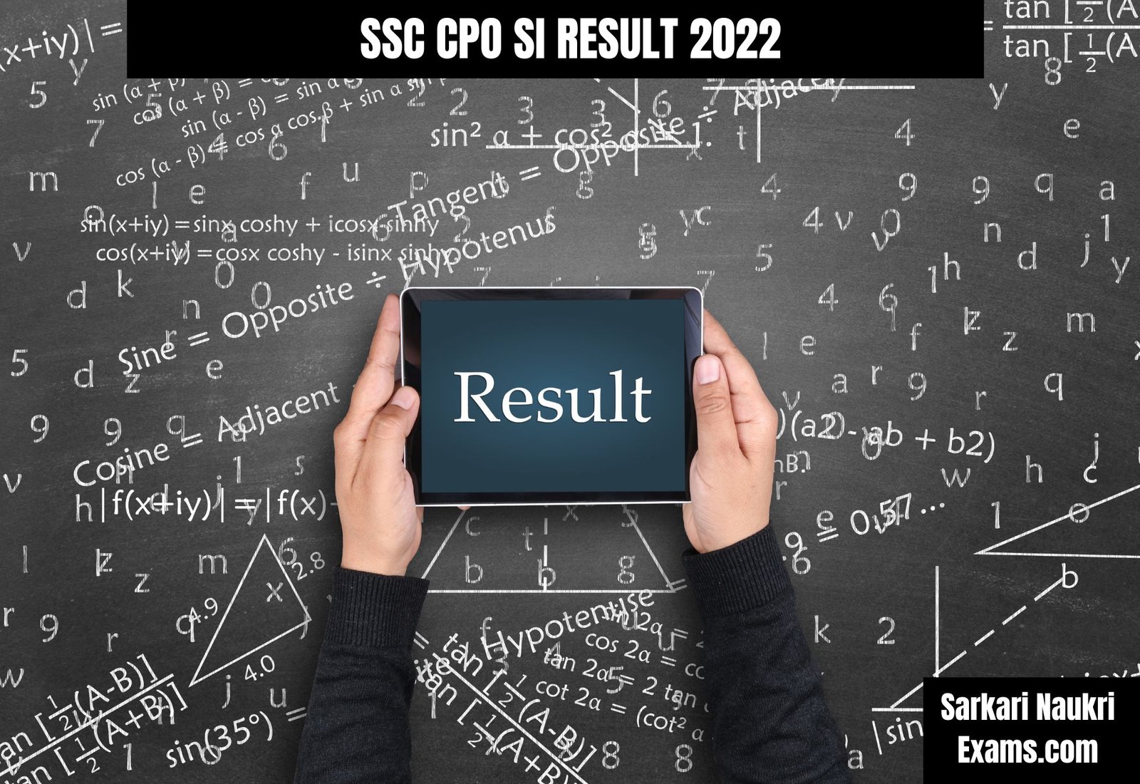 SSC CPO SI Result 2022 (OUT) | Scorecard, Cut Off