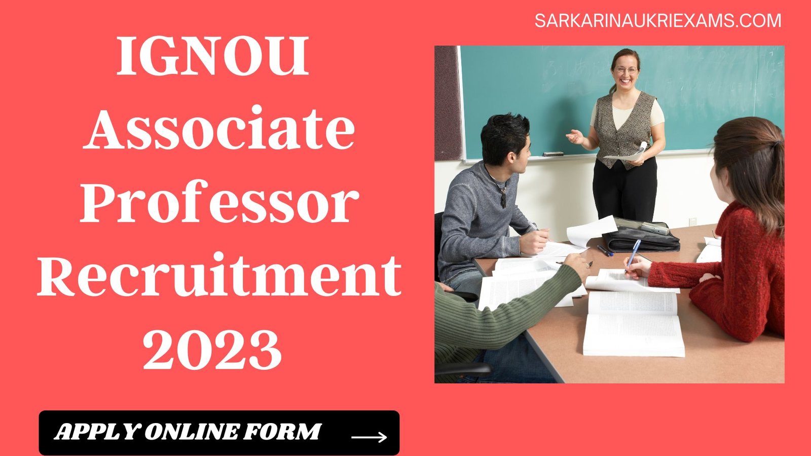 IGNOU Associate Professor Recruitment 2023 | 60 Post Vacancy Apply Online