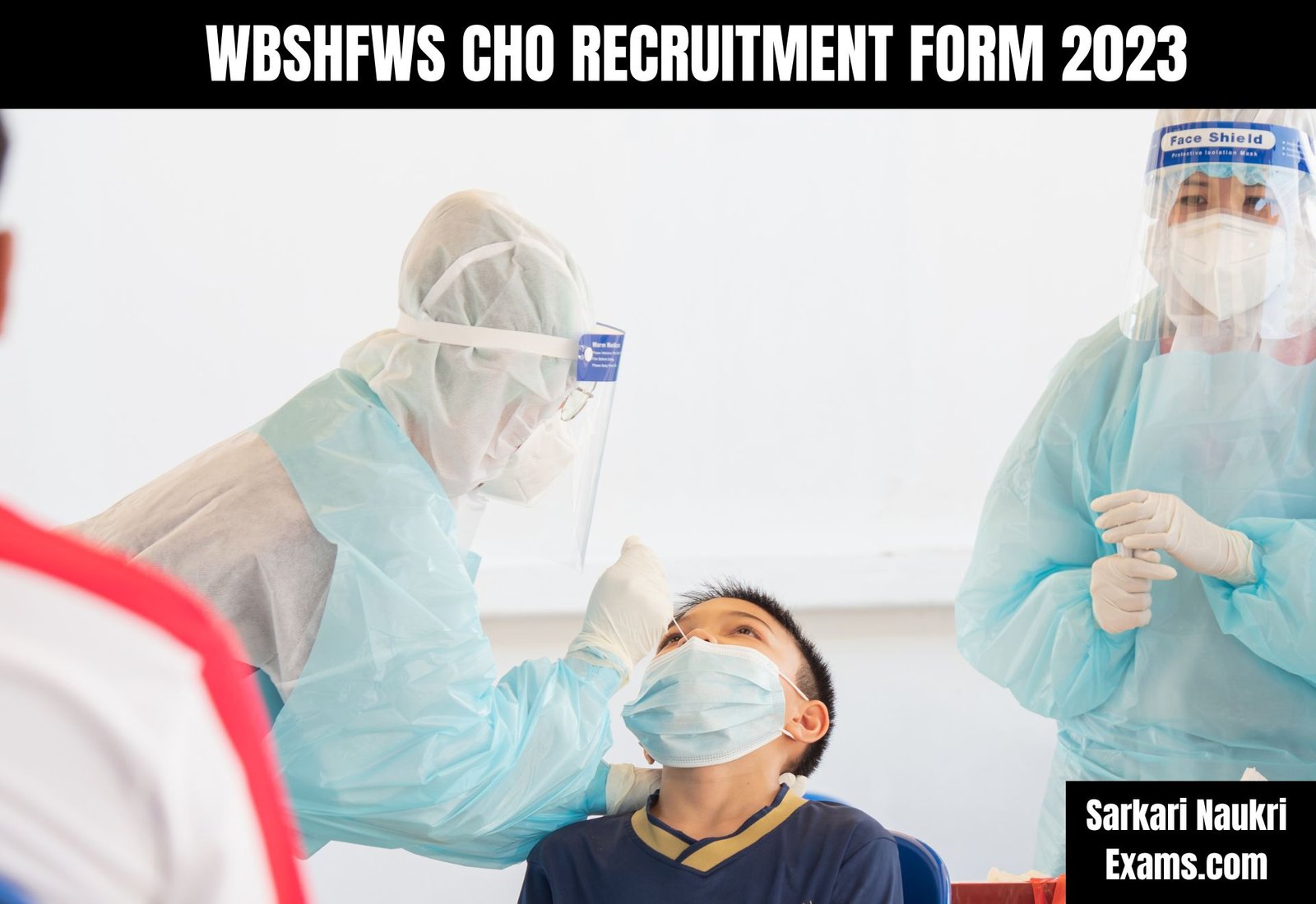 WBSHFWS CHO Recruitment Form 2023 | Community Health Officer