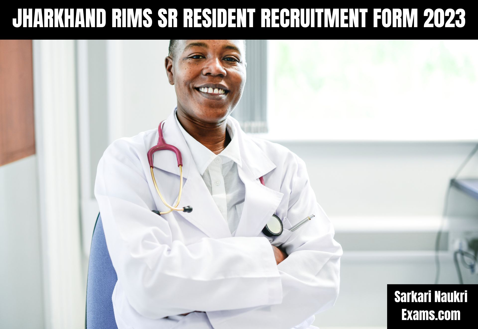 Jharkhand RIMS Sr Resident Recruitment Form 2023 Interview Based Job