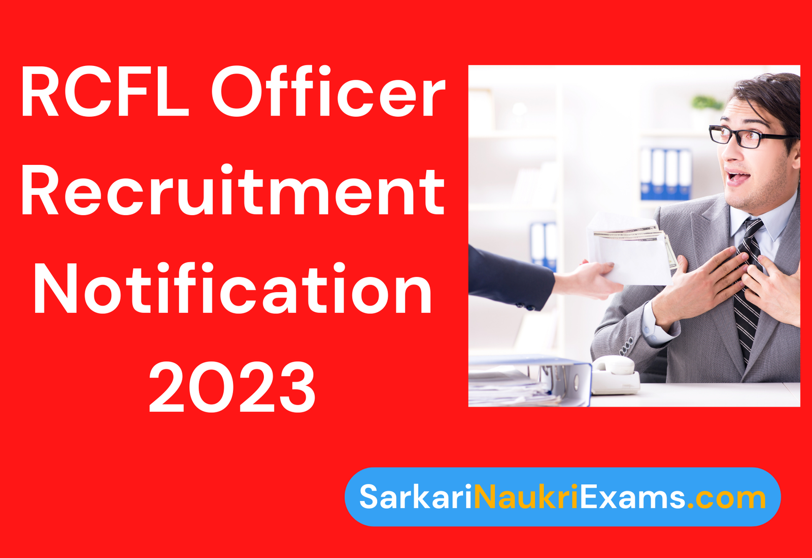 RCFL Officer Recruitment 2023 | 18 Posts Online Form 