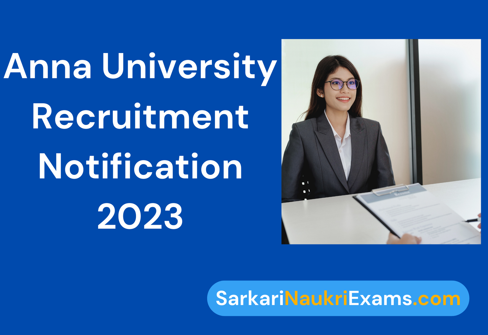 Anna University Professor, Estate Office Recruitment 2023 | New Vacancy Apply Form 