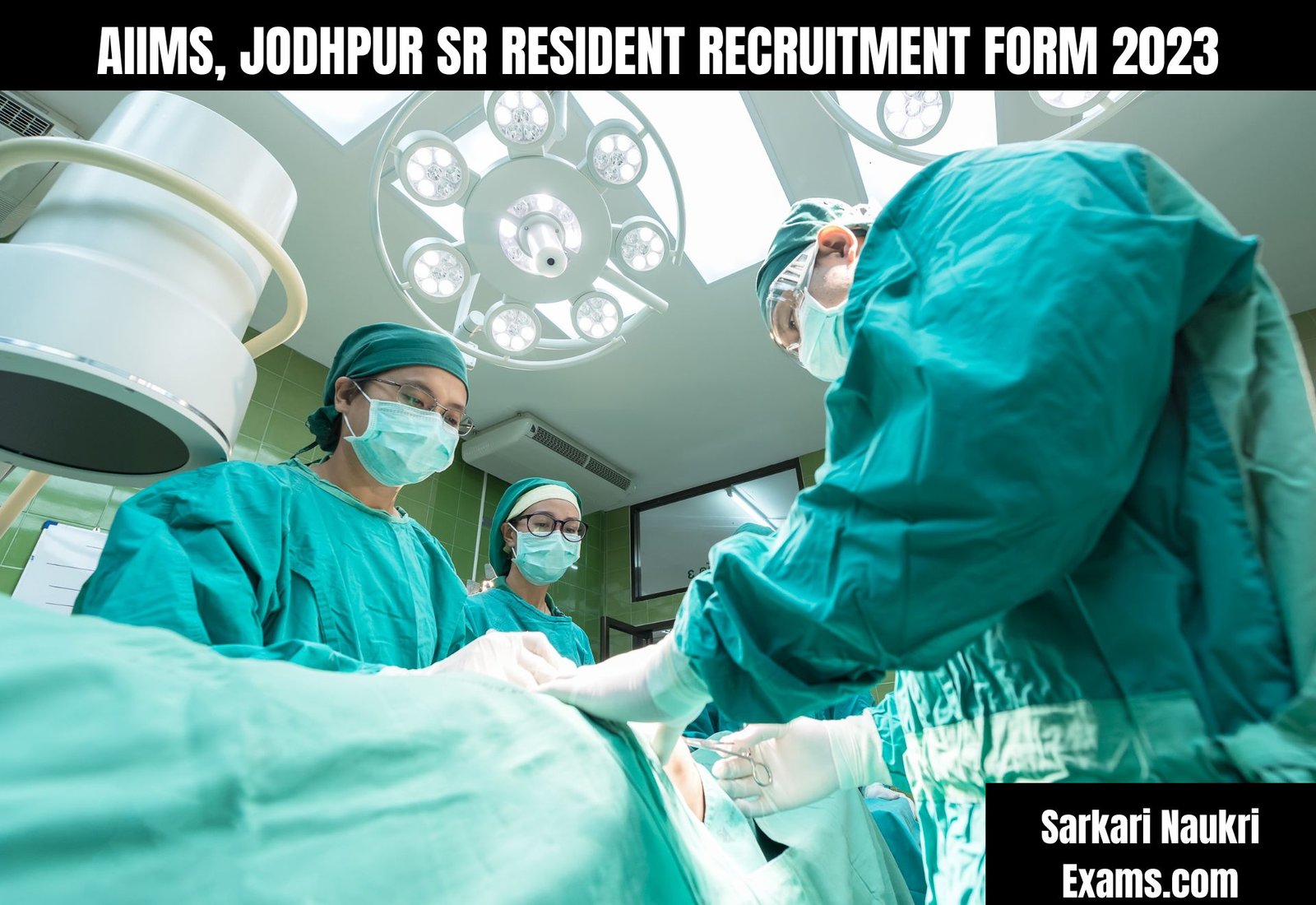 AIIMS, Jodhpur Sr Resident Recruitment Form 2023 | Salary Up To 208700/-