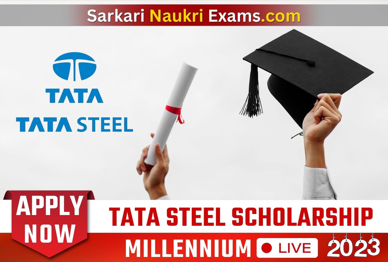 Tata Steel Millennium Scholarship 2023 | Apply Online Application Form