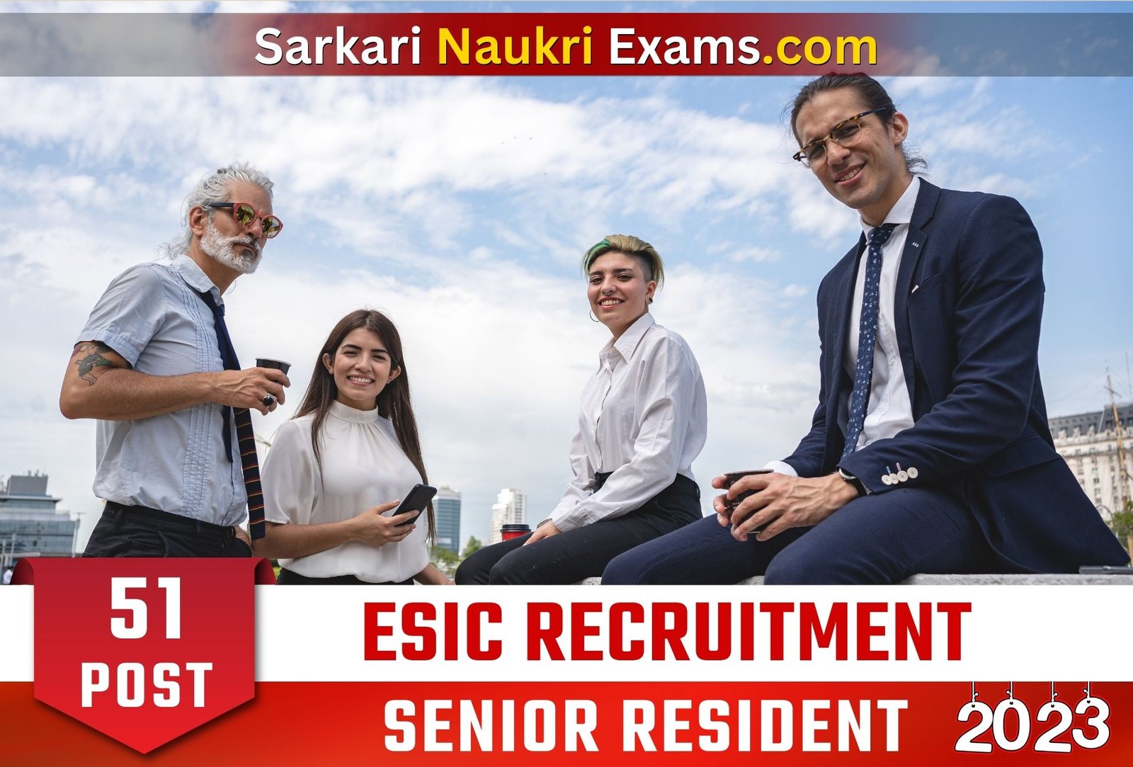 ESIC Senior Resident Recruitment 2023 | 51 Post Vacancy Apply Online