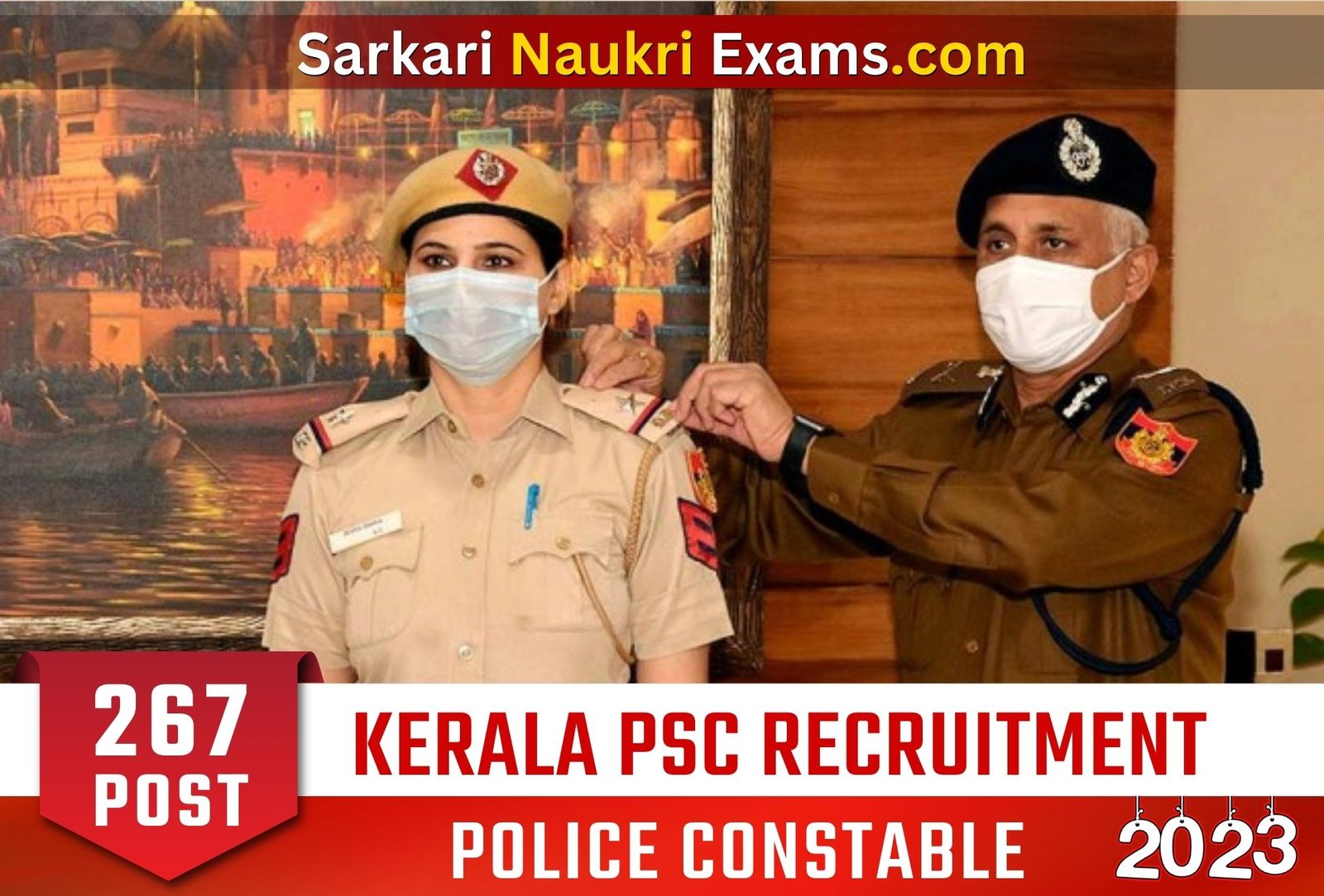 Kerala PSC Police Constable Recruitment 2023 | 267 Post Vacancy Apply Online