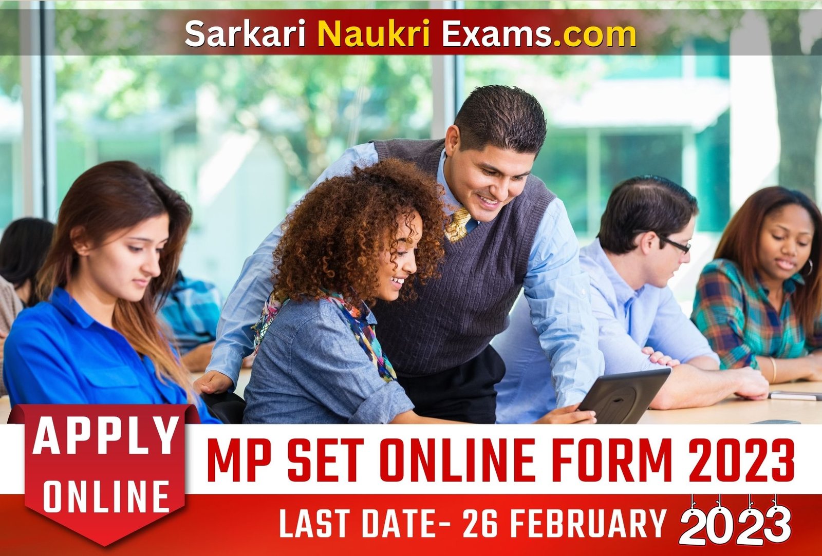 MP SET Online Form 2023 | Last Date 26 February
