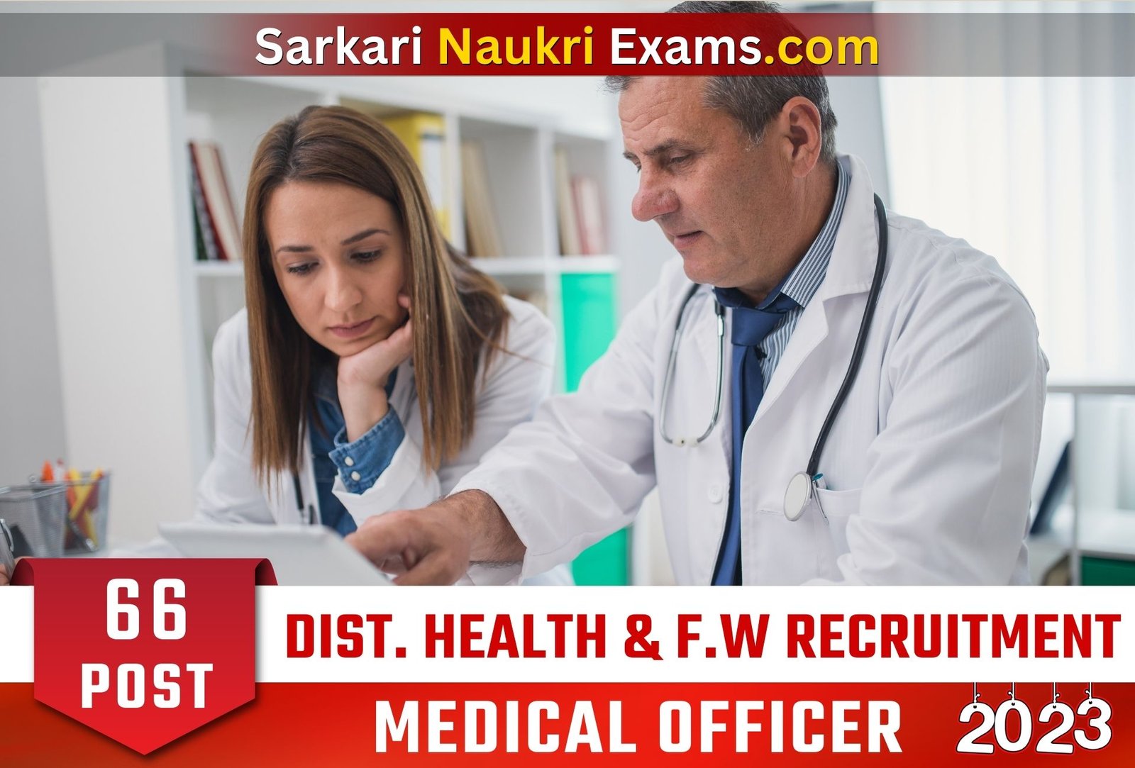 DHFW Medical Officer Recruitment 2023 | 66 Post Vacancy Apply Online