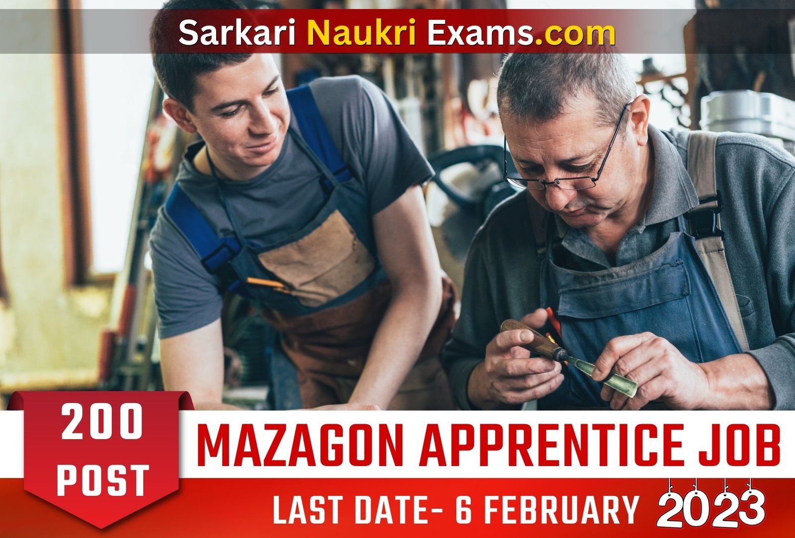Mazagon Dock Shipbuilders Ltd Apprentice Recruitment Notification 2023 | Last Date 6 February