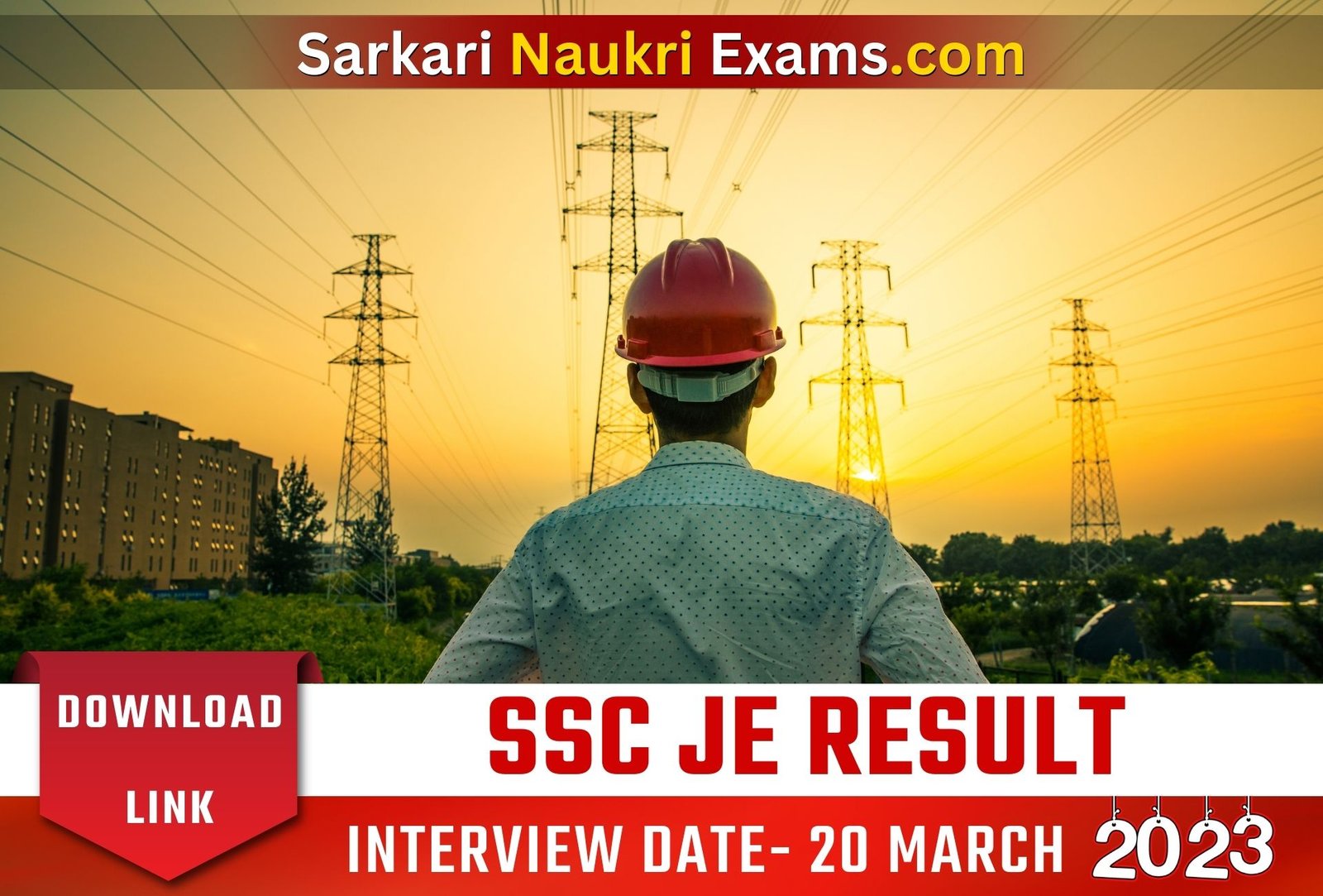 SSC Junior Engineer(JE) Paper 1 Result 2023(OUT) | Download Link, Cut Off