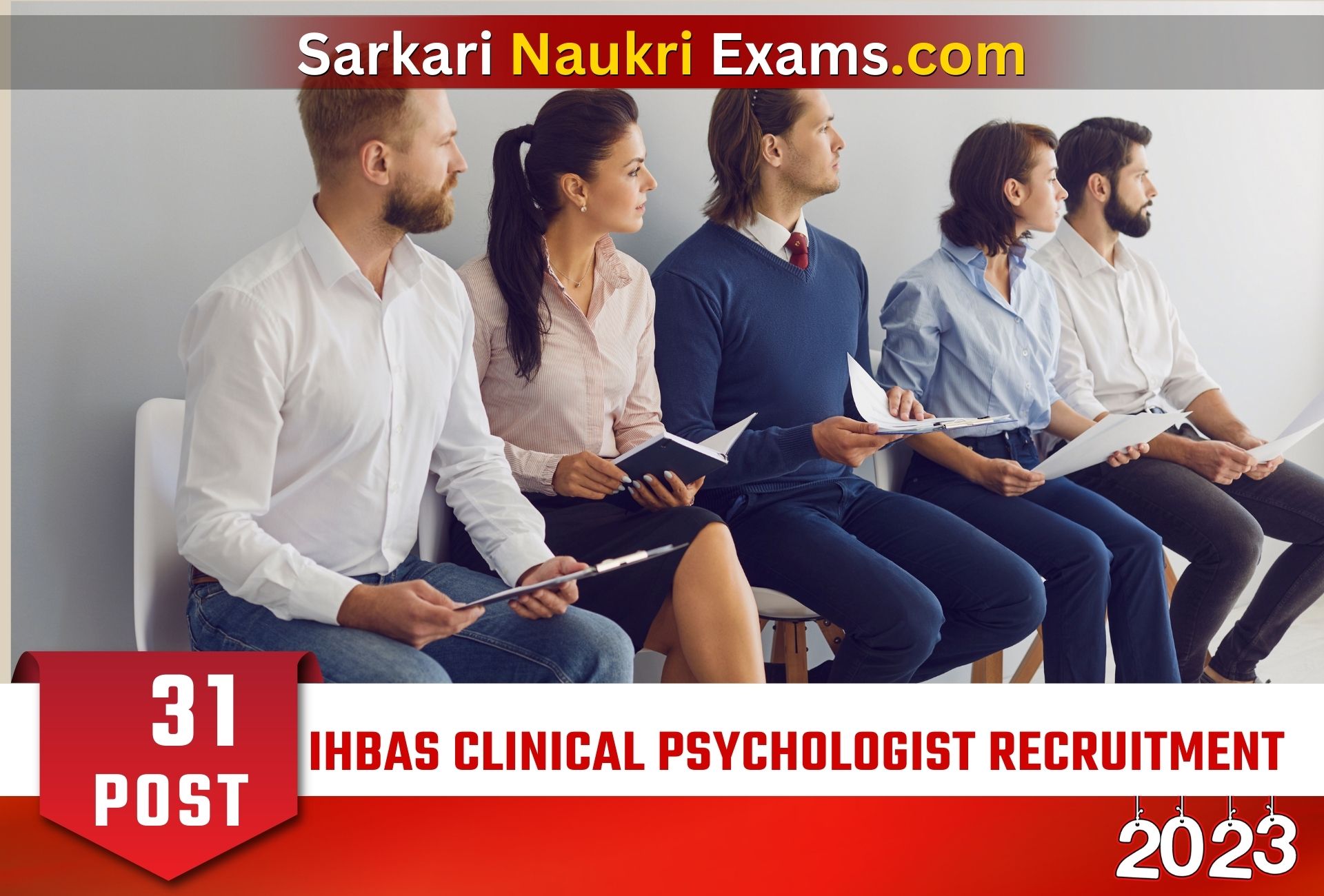 IHBAS Clinical Psychologist Result 2023 | Download, [Cut Off]