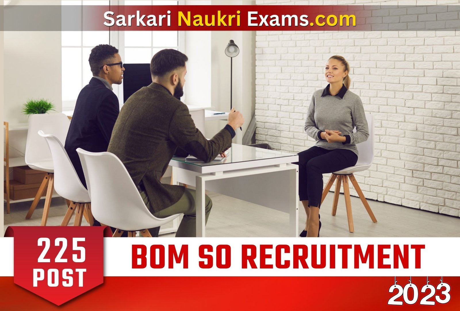 BOM SO Recruitment 2023 | Online Form 