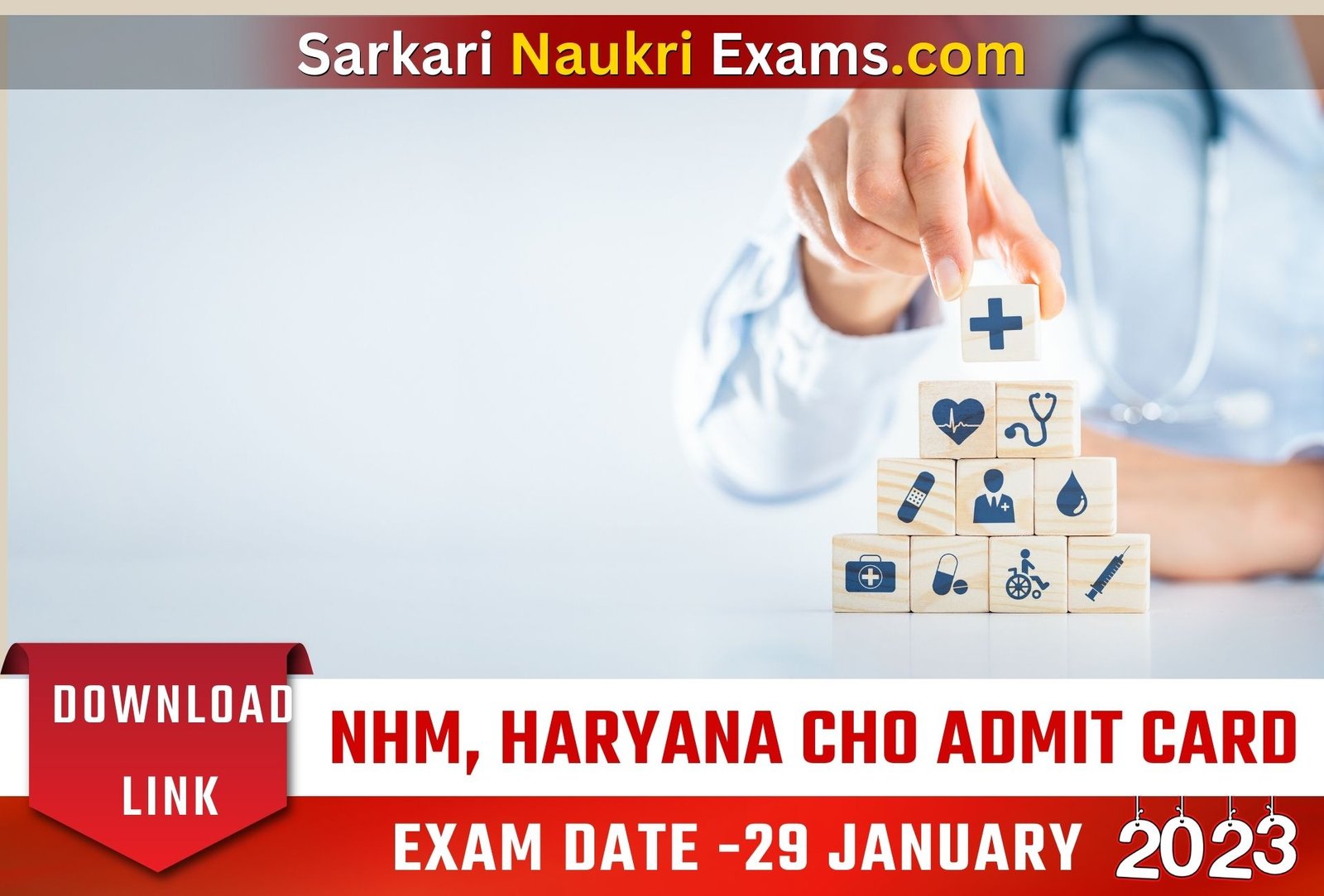 NHM, Haryana MLHP CHO Admit Card 2023 (OUT) | Exam Date, PDF Download Link