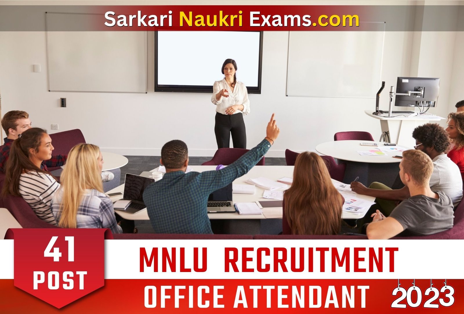  MNLU Office Attendant Recruitment 2023 | 41 Post Vacancy 