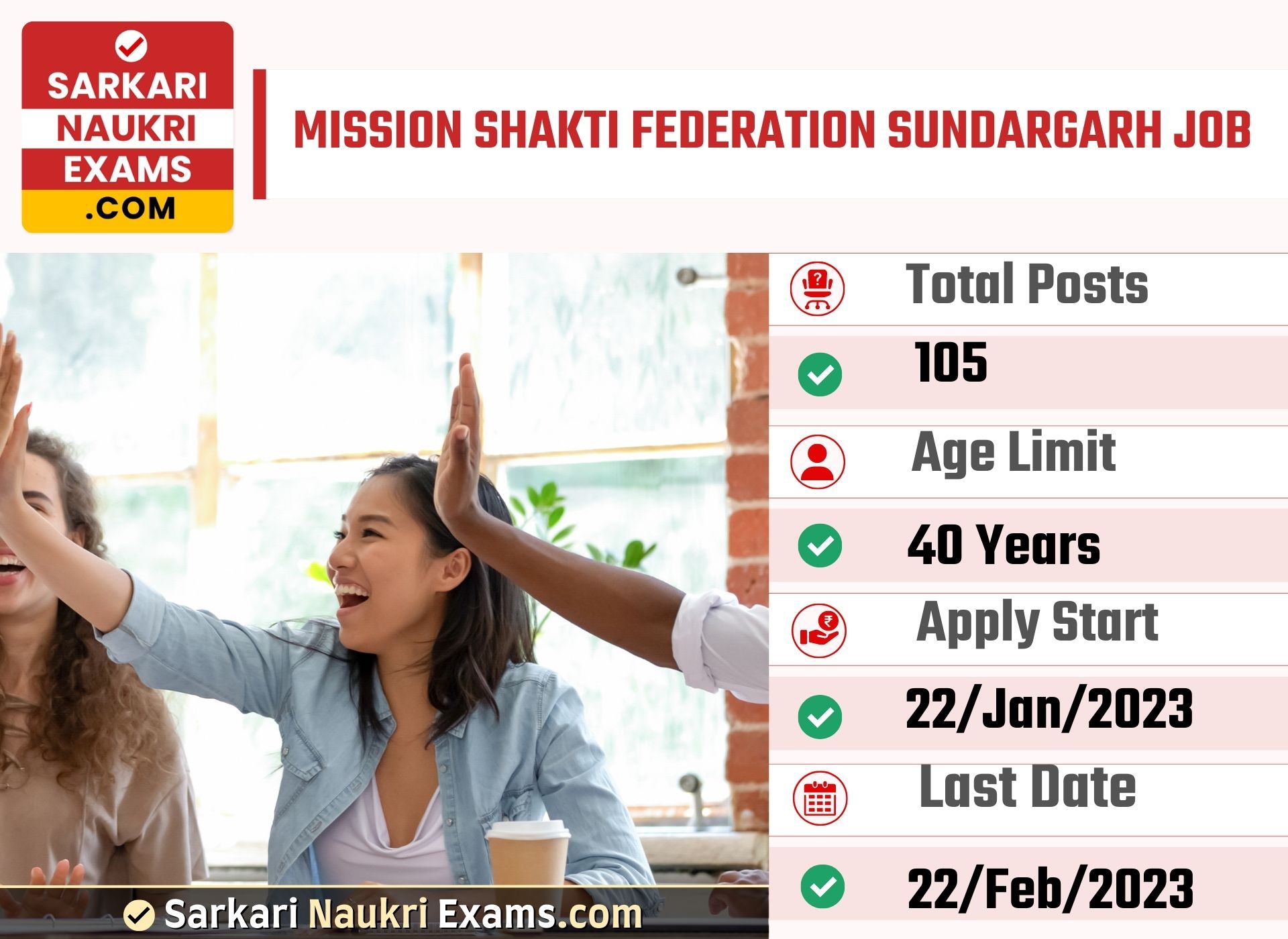 Mission Shakti Federation Sundargarh Community Support Staff Recruitment Form 2023