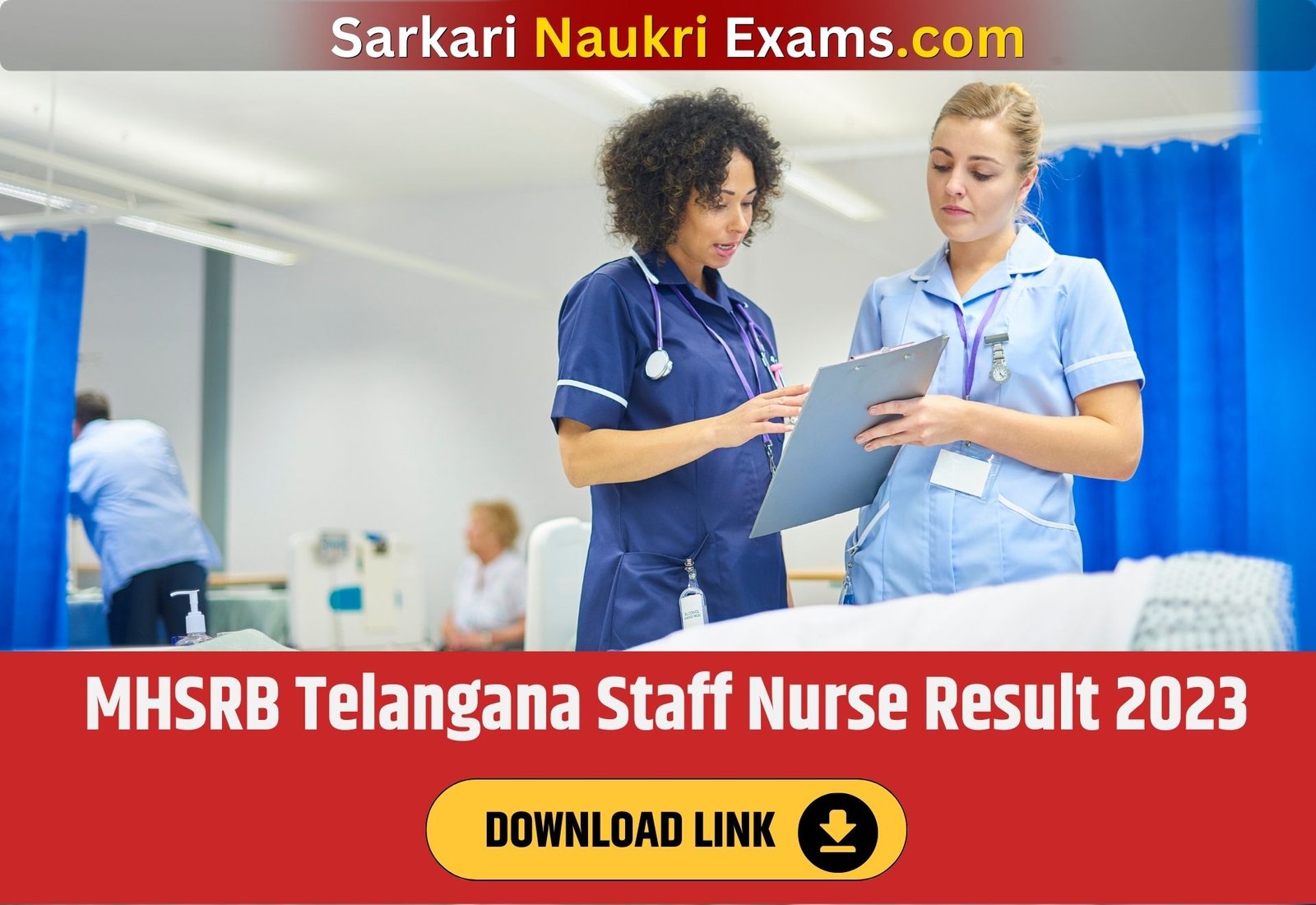 MHSRB Telangana Staff Nurse Result 2023 | Merit List, Cut Off