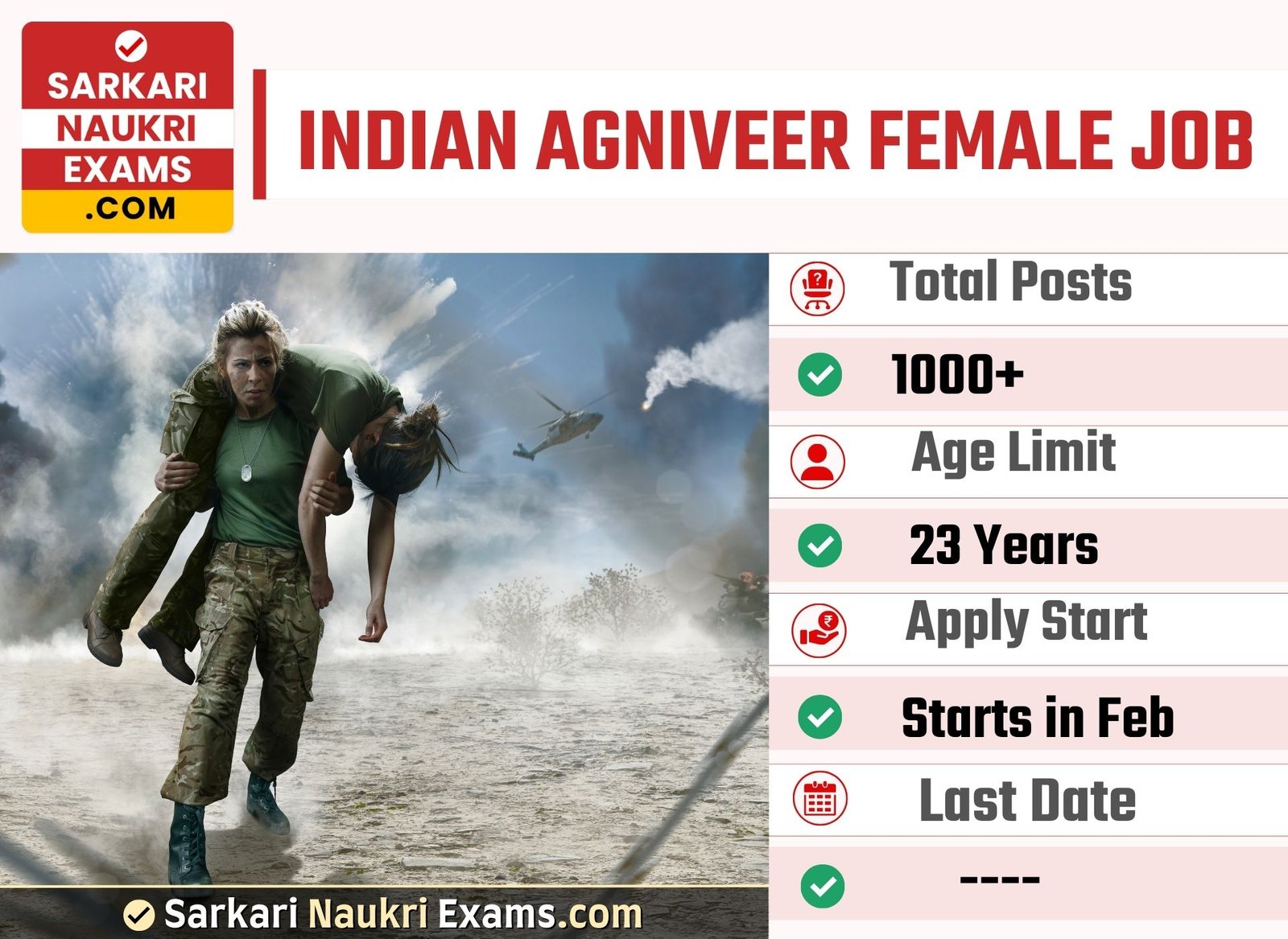 Indian Agniveer Female Recruitment Form 2023
