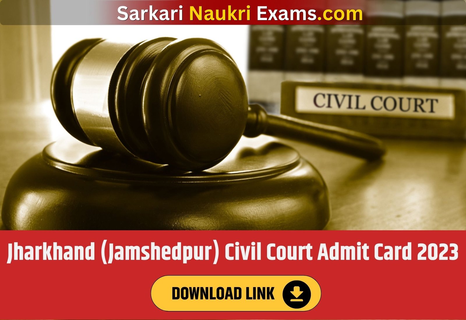 Jharkhand (Jamshedpur) Civil Court Admit Card 2023 | Download Link, [Exam Date]