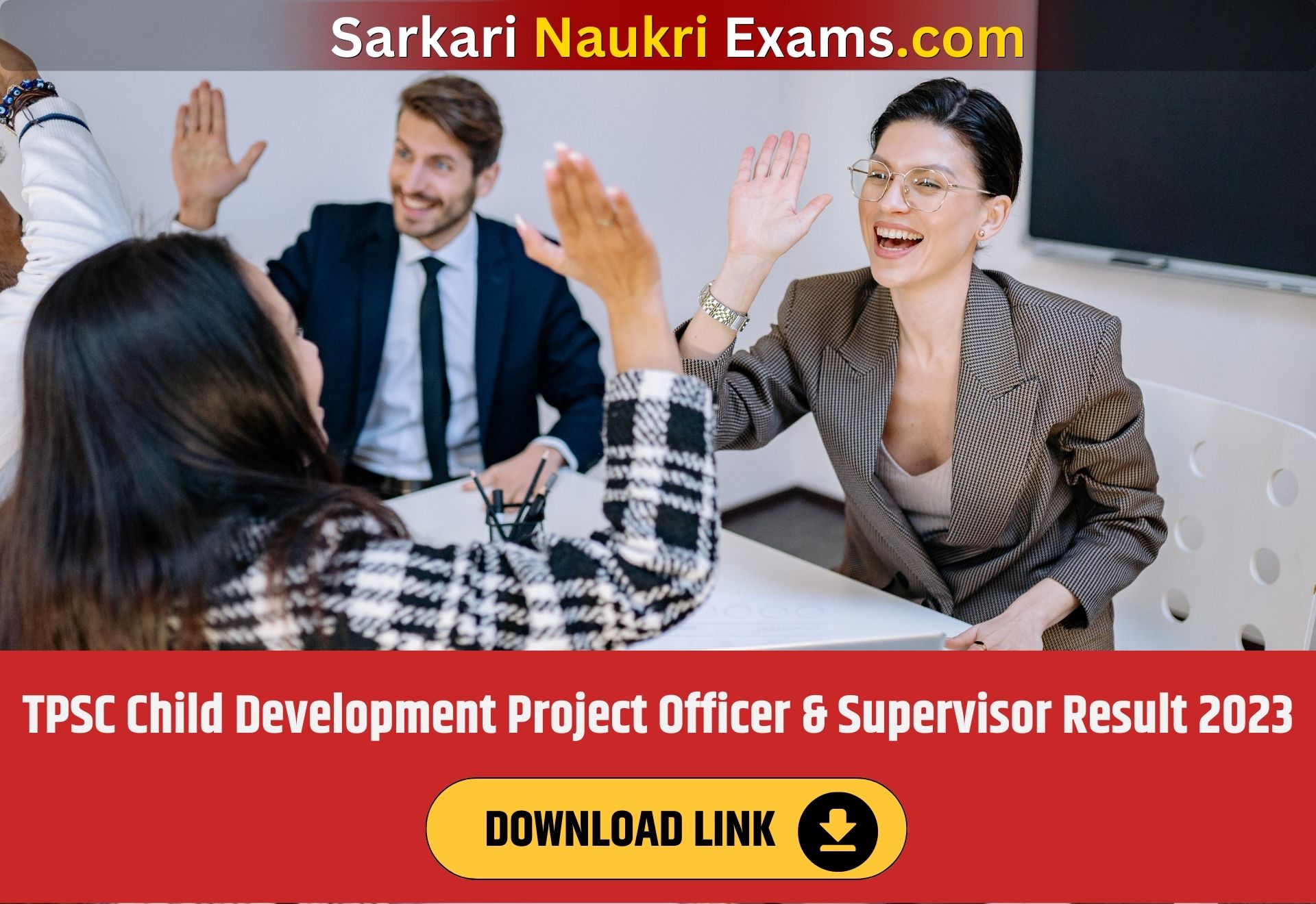 TPSC Child Development Project Officer & Supervisor Result 2023 | Download Link, [Merit List]