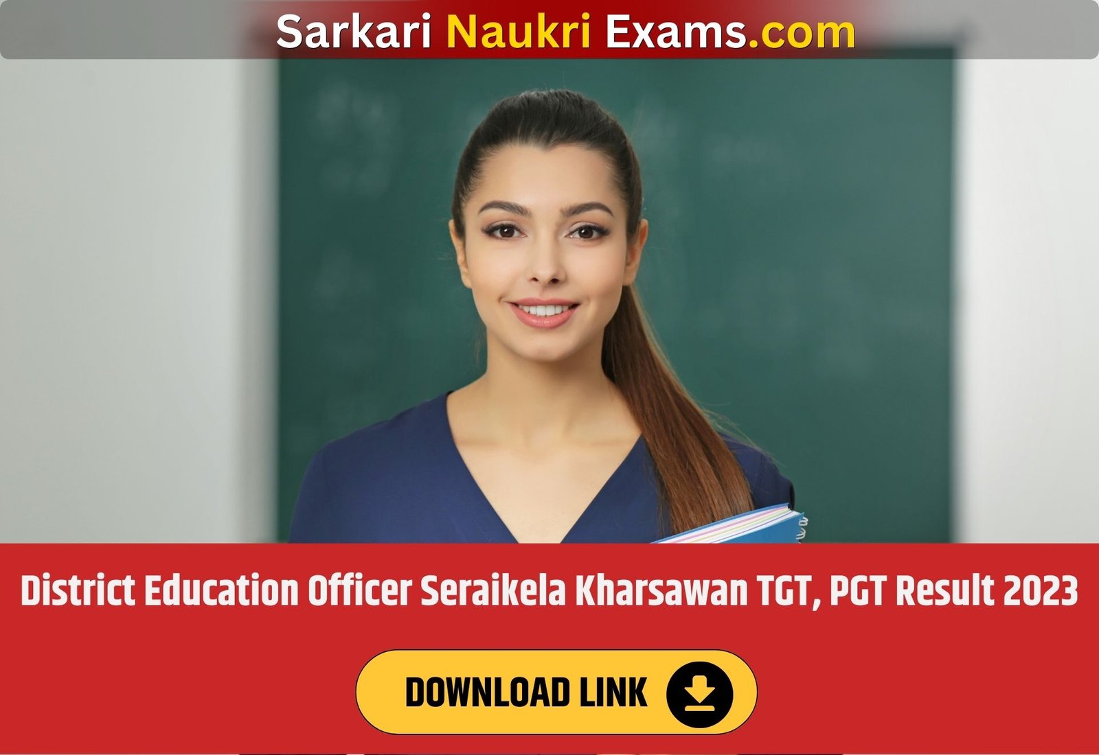 District Education Officer Seraikela Kharsawan TGT, PGT Result 2023 | Download Link, [Merit List]