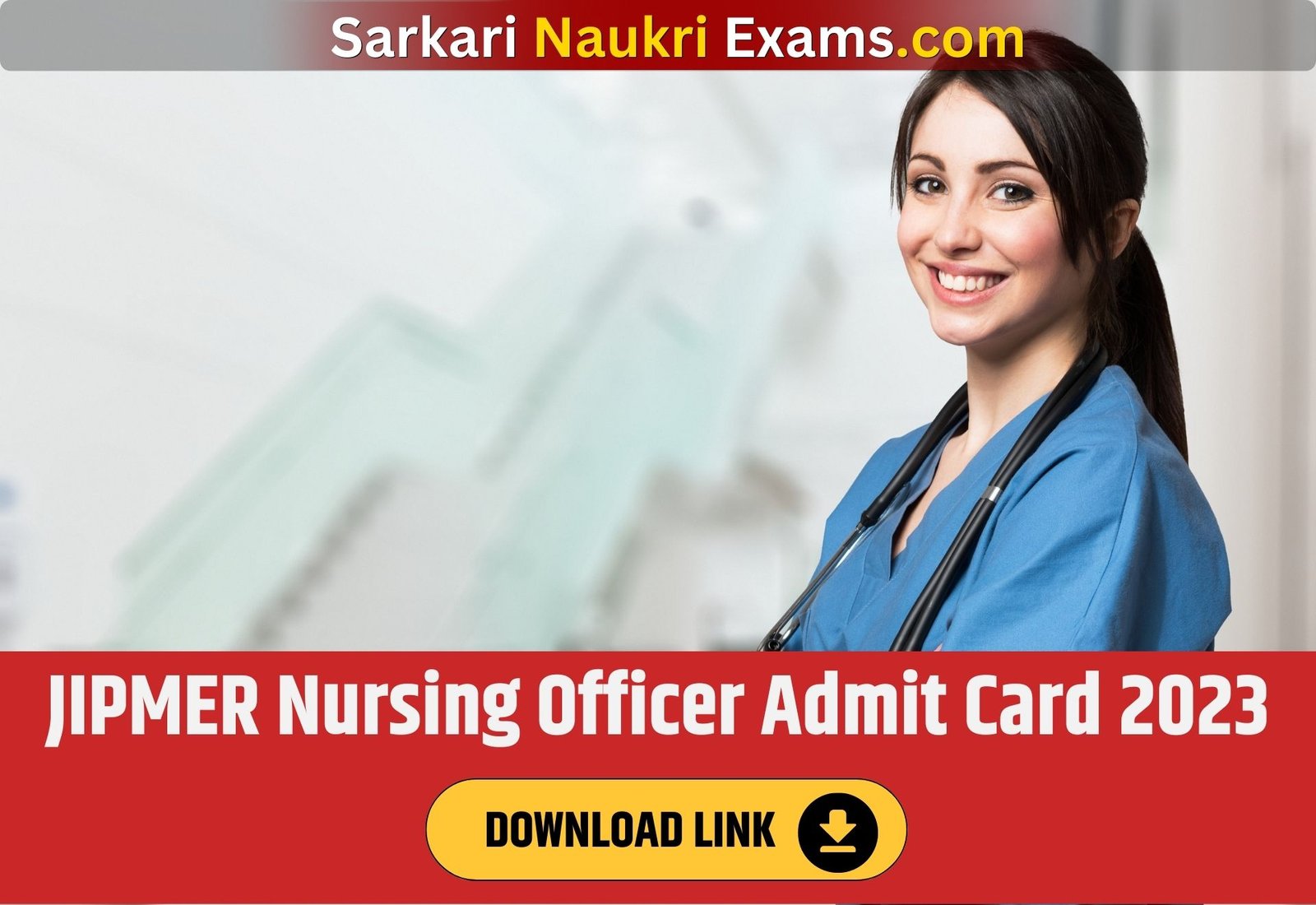 JIPMER Nursing Officer Admit Card 2023 (OUT) | Download Link, Cut Off